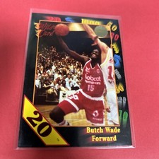 1991-92 WILD CARD 20 STRIPE #59 BUTCH WADE MICHIGAN WOLVERINES