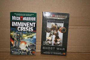 MECHWARRIOR DARK AGE GHOST WAR & IMMINENT CRISIS [2 BOOKS] - Imagen 1 de 10