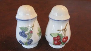 Villeroy & Boch Country Collection - Cottage Pattern - Salt & Pepper Shakers - Picture 1 of 4