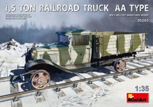 MiniArt 1/35 35265 WWII German 1.5 Ton Railroad Truck AA Type - Bild 1 von 19