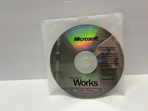 Microsoft Works Version 4.5a CD-ROM Software ~ Disc Only - Picture 1 of 2