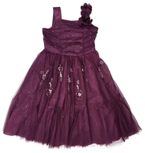 Next Mädchen Trägerkleid Festliches Tüllkleid Pailletten in Gr. 104/110 (4-5 J.) - Bild 1 von 6