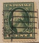 1913 Rare George Washington 1 Cent Green Stamp