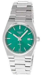 Tissot PRX Quartz Green Dial Ladies Watch T137.210.11.081.00 New Boxed - Imagen 1 de 5