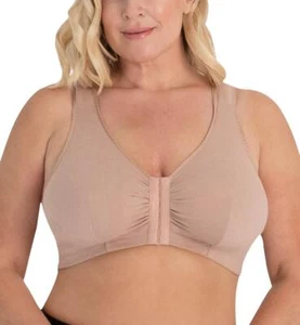 Leading Lady Meryl Cotton Front Closure Bra (110) Black,Ecru,Mocha,Pink,Spice... - Picture 1 of 53