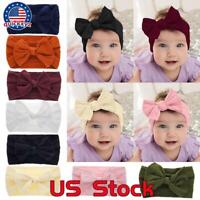 SSSSA 3pcs//Set Baby Girl Headband Ribbon Elastic Headdress Kids Hair Band Newborn Bow