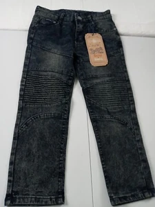 Brooklyns Best Jeans Boys Size 6 Black Denim Skinny Stretch - Picture 1 of 13