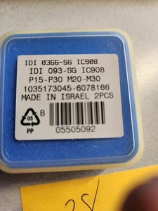 Iscar-5505092-IDI-0366-sg ic908 inserts 2pc - Picture 1 of 2