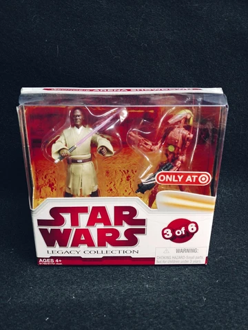 Star Wars Legacy  Arena Showdown 3 of 6 Mace Windu & Battle Droid Commander Cover
