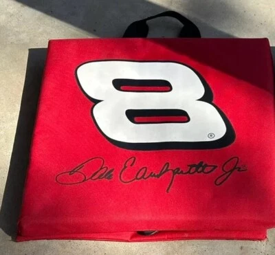 Cojín de asiento blanqueador acolchado Dale Earnhardt Jr #8 rojo Stadium con correa de almacenamiento Foto 1 de 4