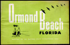 1950s Ormond Beach, Florida Travel Tourist Guide
