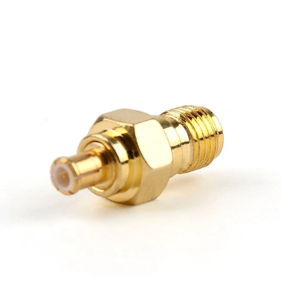 2Pcs Adapter SMA Female Jack To MCX Male Plug RF Connector Gold Plating F/M - Image 1 of 1