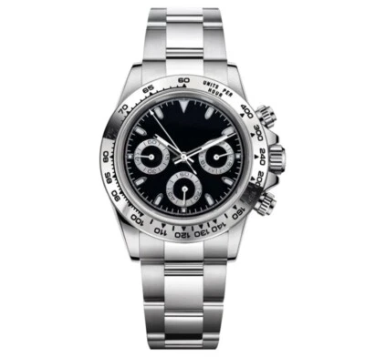 Custom Watch Mod 40mm Reverse Panda Racing Watch w/  VK63 Chronograph Movement - Image 1 of 4