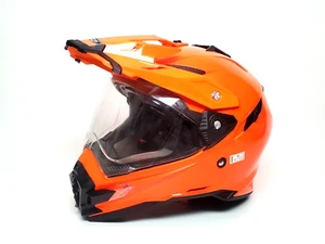 AFX FX-41DS Dual Sport Motocycle Safety Orange Helmet - Men's XL - Picture 1 of 6