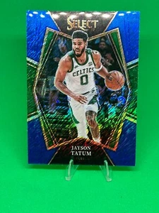 Jayson Tatum 2021-22 Panini Select #172 Blue Shimmer Prizm Boston Celtics - Picture 1 of 2