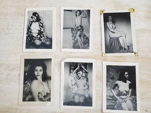 Lot Of 7 WW2 Risque Topless Nude Photos Pictures Vintage Girlie Pin Up - Picture 1 of 8