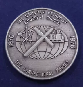 Medaglia Marcatore Connessione Chiesa Cristiana Metodista Episcopale 1870 1976 .999 FS - Foto 1 di 5