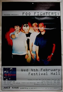FOO FIGHTERS Brisbane Festival Hall 1998 Huge Tour Poster LAST ONE!!! - Picture 1 of 1
