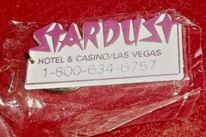STARDUST CASINO , NEVADA VINTAGE NEW LOGO KEY CHAIN - Picture 1 of 2