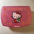 Vintage Sanrio 2002 Hello Kitty Glitter Plastic Box 