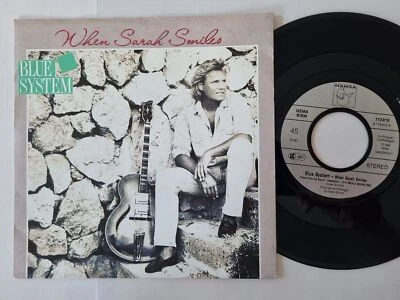 Blue System - When Sarah smiles 7'' Vinyl Germany - Image 1 of 4