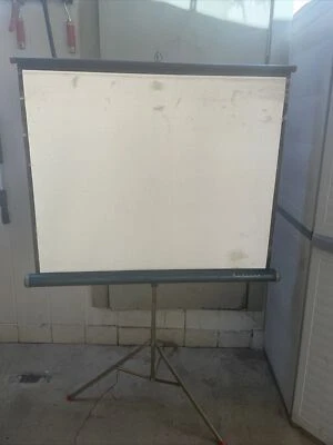 Projector Movie Slide Film, Projection Screen, Overhead Radiant Leader, - Image 1 of 4
