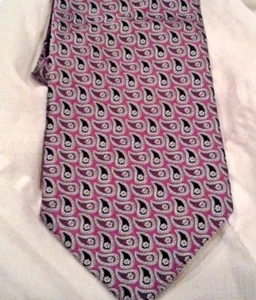 ERMENEGILDO ZEGNA MENS 100% SILK TIE HAND MADE IN ITALY - Picture 1 of 3