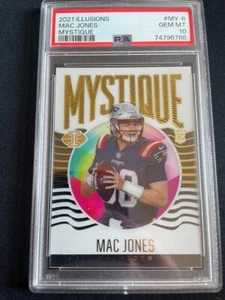 2021 Illusions - MAC JONES RC - Mystique - PSA 10 - Gem LOW POP PATRIOTS MY-6 - Bild 1 von 2