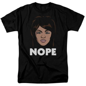 Archer Lana Nope T Shirt Mens Licensed Cartoon Merchandise Lana Kane Black - Picture 1 of 2
