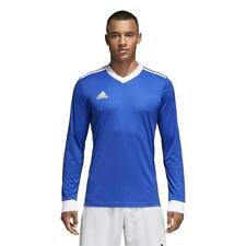 Mens Football Top Kit adidas Teamwear Shirt Tabela 18 Long Sleeve Royal Blue