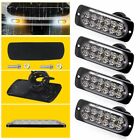 Car 12 Led Strobe Lamps Surface Mount Flashing For Lights Truck Pickup