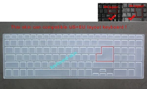 Keyboard Skin Cover for Acer 5943G 8943G 5830G 5755G V5-561 E1-522 E1-570 E1-572 - Picture 1 of 5