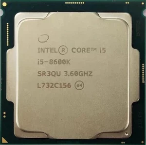 Intel Core i5 8600K 3.6GHz Six-Core 9MB LGA 1151 95W SR3QU CPU Processor - Afbeelding 1 van 1