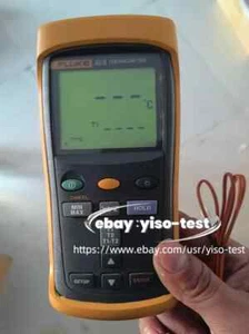 1PC Fluke 52-2 (52-II) Dual Input Digital Thermocouple Thermometer/Good function - Picture 1 of 6