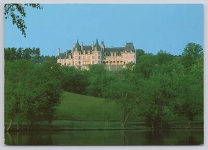 Postcard NC Asheville North Carolina Biltmore Estate Lagoon in Summer - Picture 1 of 2