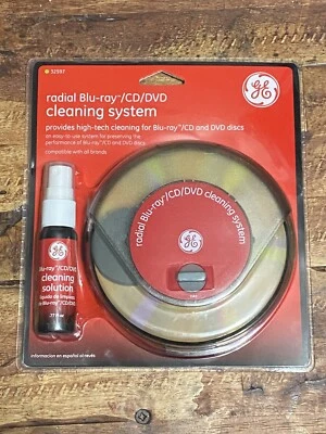 GE Radial Cleaning System for BluRay/DVD/CD Discs - Model 32597 - Sealed - Image 1 of 4