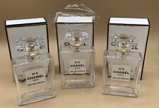 Vtg CHANEL No 5 Eau De Perfum 50ml 1.7 fl oz - 3 EMPTY SPRAY BOTTLES WITH BOXES