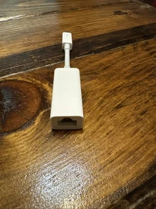 Genuine Apple Thunderbolt 2 to Gigabit Ethernet Adapter Cable A1433 / EMC 2590 - Photo 1/5