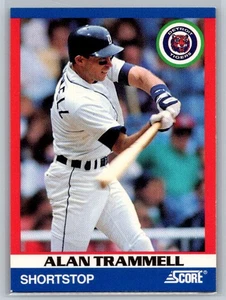 1991 Score 100 Superstars #63 Alan Trammell - Picture 1 of 2