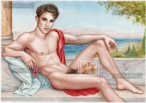 Ltd. Ed. Print* SIGNED- SMERDIES -male nude Queer LGBTQ Gay Artist - Picture 1 of 4