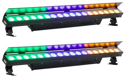 (2) American DJ Ultra LB18 18 x10W RF RGBAL Color Mixing LED DMX Wash Bar Lights - Image 1 of 4