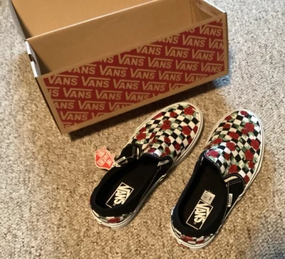 Vans Rosa Cuadros Mujer Talla 10 Foto 1 de 2