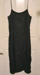 Theory Sexy Dress Spaghetti Strap Silk & Rayon Size L Lined - Picture 1 of 1
