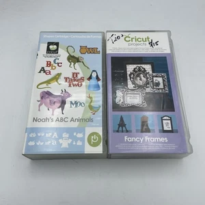 Cartucho Cricut marcos de lujo y lote de animales ABC de Noah’s LEER - Imagen 1 de 2