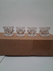 4 Vintage 80er Jahre Avon Gallery Originals stapelbare Stern Kristall Kerzenhalter - Bild 1 von 7