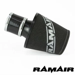 Ramair Schwarz Aluminium Induktionsluftfilter Universal mit 80mm ID Kupplung - Bild 1 von 5