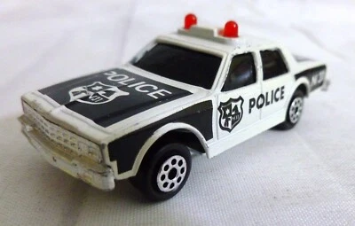 Vintage Majorette ~ Sonic Flashers ~ Chevrolet Caprice Police Car 1/64 Foto 1 de 4