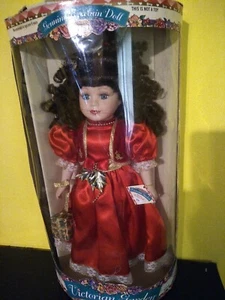 Victorian Garden Collection Genuine Porcelain Doll Great Gift! - Picture 1 of 12