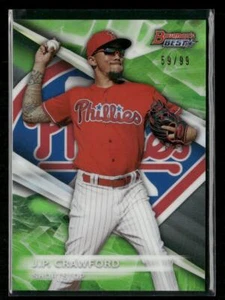 2016 Bowman's Best #TP-12 J.P. Crawford Top Prospects Green Refractor #/99 - Picture 1 of 2