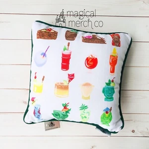 2020 Disney Parks Ann Shen Taste Of Tiki Trader Sams Pillow Brand New Tags - Picture 1 of 2